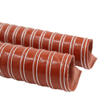 Double layer high-temperature resistant red silicone hose