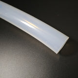 Unreinforced platinum vulcanized silicone hose